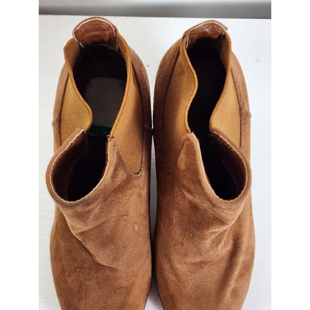 Call It Spring Heeled Ankle Booties Brown Size 7 - Picture 12 of 12